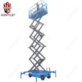 china supply 8 M 500 kg load electric skyjack scissor lift table/scissor lift scaffolding